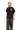 Black MEDM Badge Tee by Mr Enjoy Da Money worn with casual pants for a stylish look