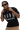 Man wearing black MEDM Burnt Laced Tee by Mr Enjoy Da Money with graphic text and stylish sunglasses
