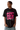 MEDM Large M WireFrame Embroidery Tee in black with bold pink graphic design for a stylish look