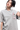 MEDM Pixelated Flower Pocket Tee by Mr Enjoy Da Money in light gray with pixelated flower design on the chest pocket