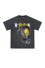MEDM SS24 x Kamen Rider Tee featuring a bold graphic design on a black background