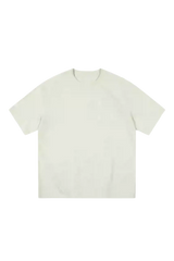 Mr Enjoy Da Money MEDM SS25 Basic Logo Washed Tee in a soft cream color for casual wear
