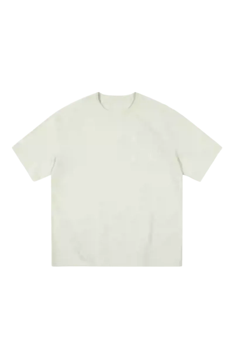 Mr Enjoy Da Money MEDM SS25 Basic Logo Washed Tee in a soft cream color for casual wear