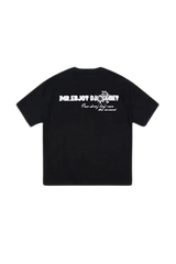 MEDM SS25 Big M Daisy Print Tee in black with stylish back print from Mr Enjoy Da Money