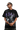 MEDM SS25 Pegasus Stained Tee in black with vibrant graphics and an urban style