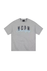 Grey MEDM SS25 Serendipity Embroidery Tee with stylish graphic design for trendy outfits
