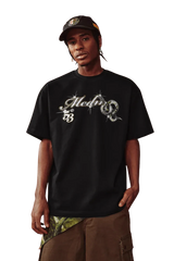 MEDM SS25 Snake Year Limited Edition Tee in black with striking graphic design