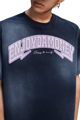 MEDM SS25 Washed Arch Logo Tee in navy with bold graphic for a stylish casual look