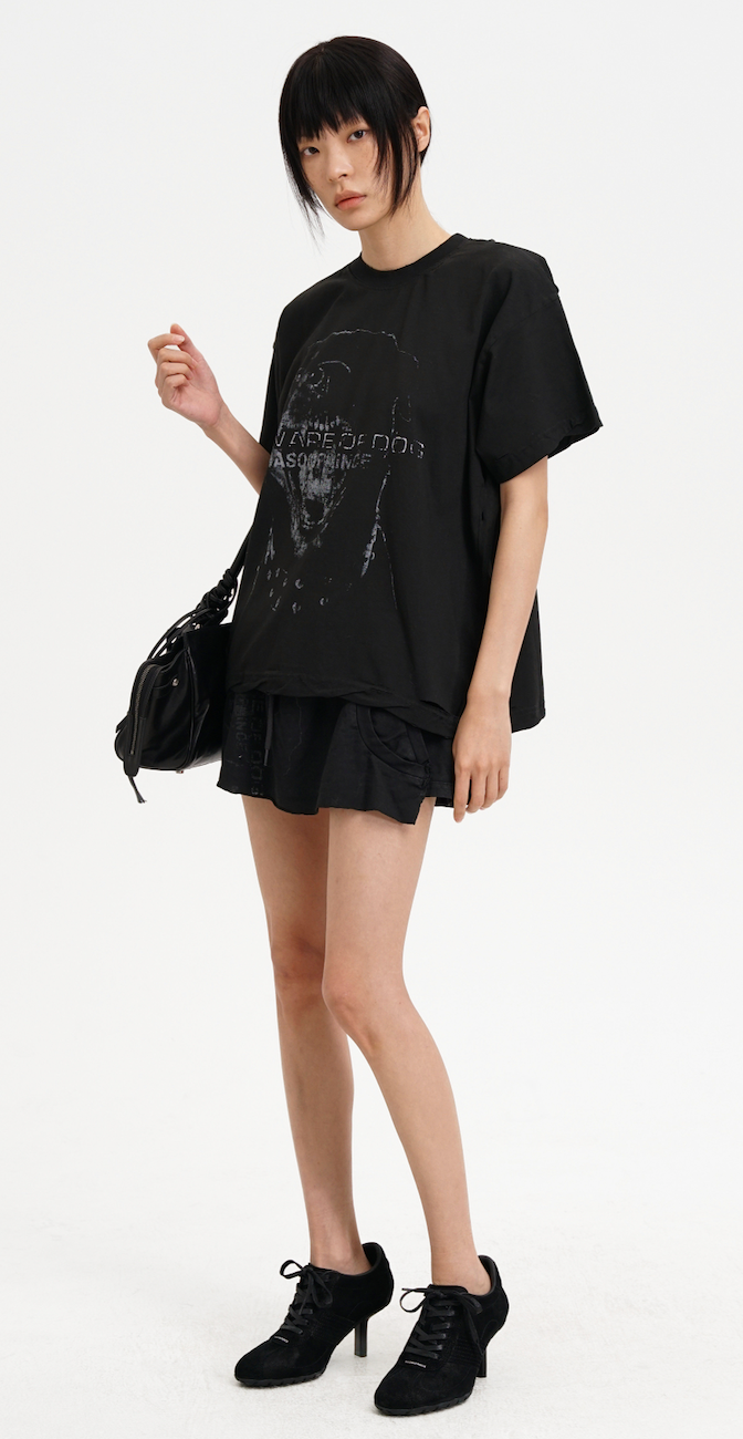 Masonprince Limited Evil Dog Boxy Short-Sleeved Top