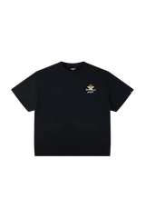 Dangerous People Rainbow Angel t-shirt in black with a colorful graphic design on the front