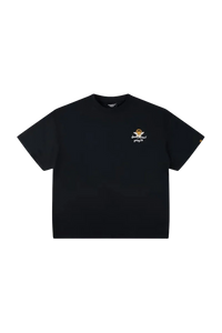 Dangerous People Rainbow Angel t-shirt in black with a colorful graphic design on the front