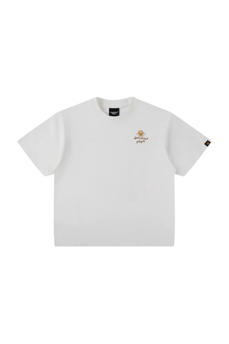 White Rainbow Angel t-shirt by Dangerous People featuring a unique design and relaxed fit