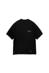 Represent Owners Club T-Shirt in black with minimalistic logo on the chest for casual wear