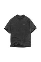 Represent Owners Club Vintage T-Shirt in Black with Classic Logo Design for Casual Wear