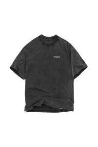 Represent Owners Club Vintage T-Shirt in Black with Classic Logo Design for Casual Wear