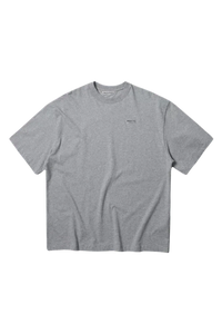 Masonprince Small Logo Basic Tee in gray with crew neck and short sleeves