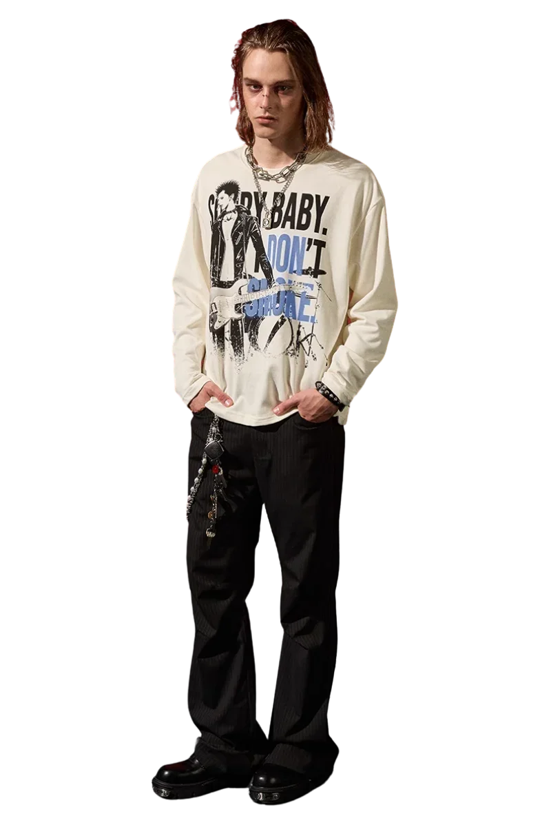 IDontSmoke x NANA Portrait Long Sleeve Tee