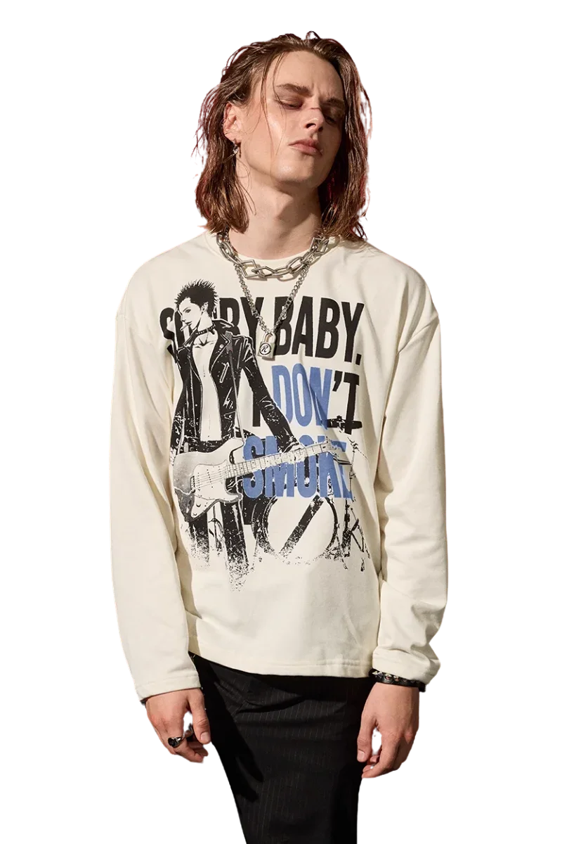 IDontSmoke x NANA Portrait Long Sleeve Tee