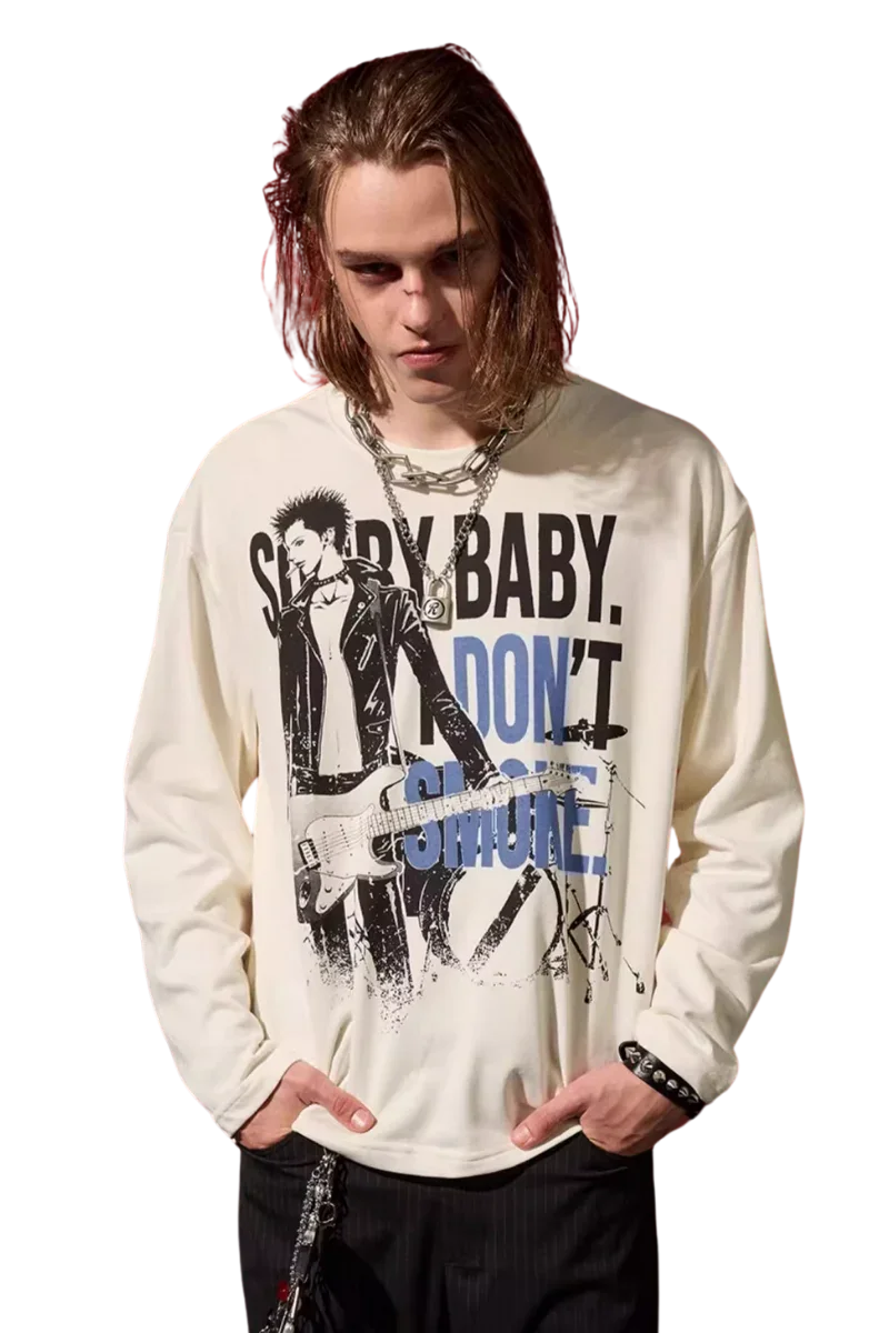 IDontSmoke x NANA Portrait Long Sleeve Tee