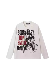 IDontSmoke x NANA Portrait Long Sleeve Tee