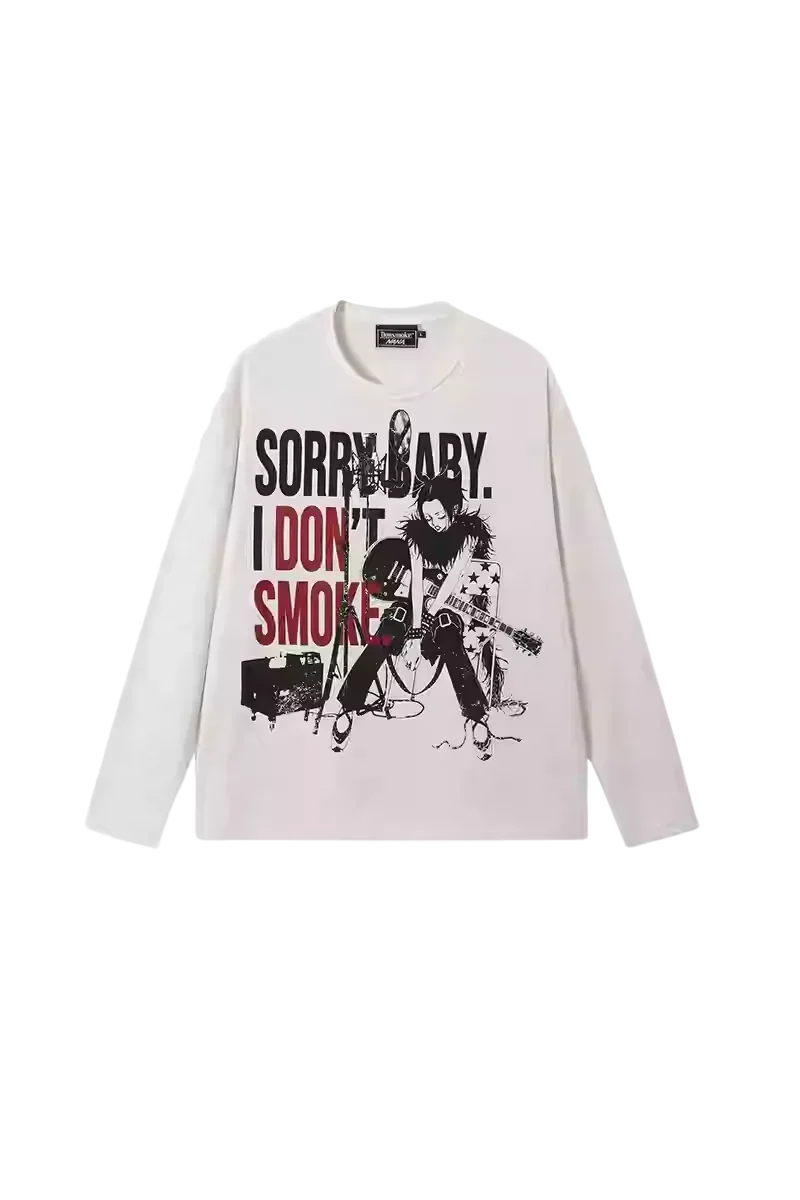 IDontSmoke x NANA Portrait Long Sleeve Tee
