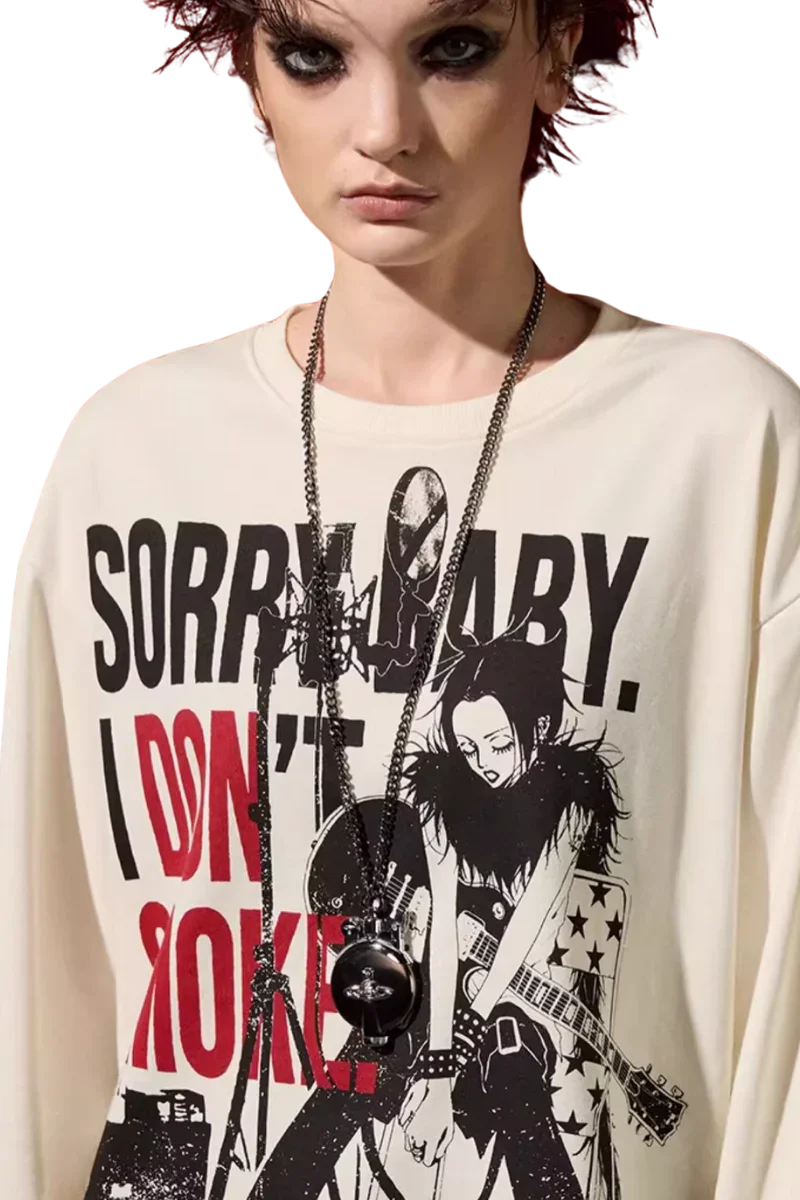 IDontSmoke x NANA Portrait Long Sleeve Tee