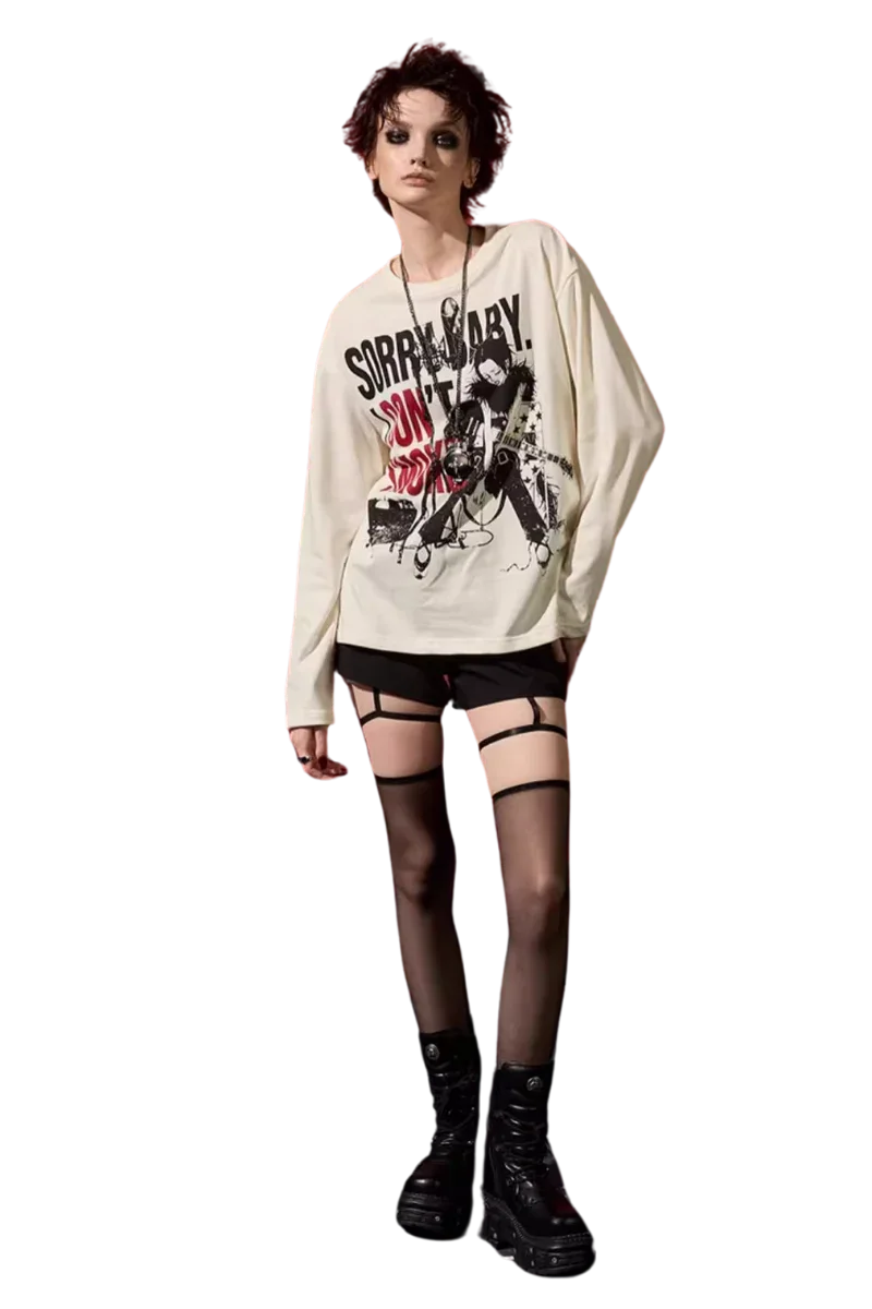 IDontSmoke x NANA Portrait Long Sleeve Tee