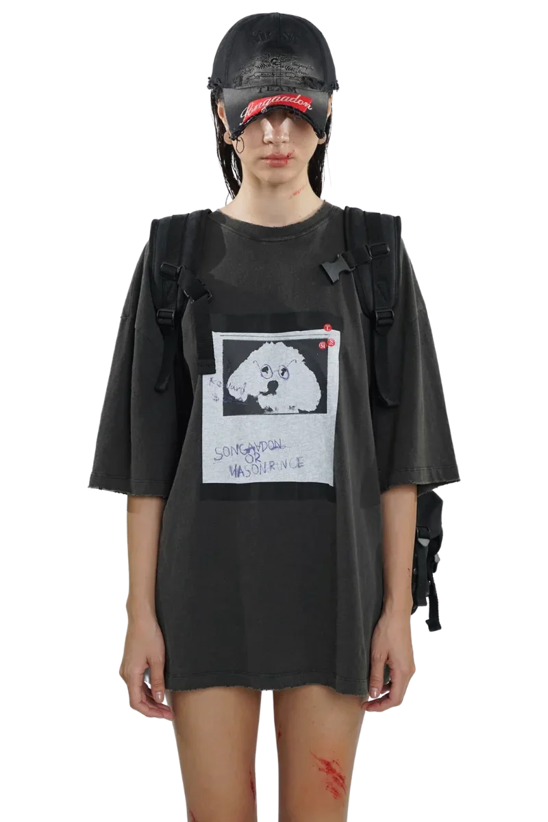 MasonPrince x Songaadon Collection Graffiti Puppy Tee